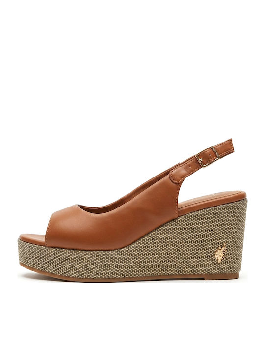 Alyssa Platforme Dama De Vară Pentru Femei În Stil Espadrile Tabac Maro