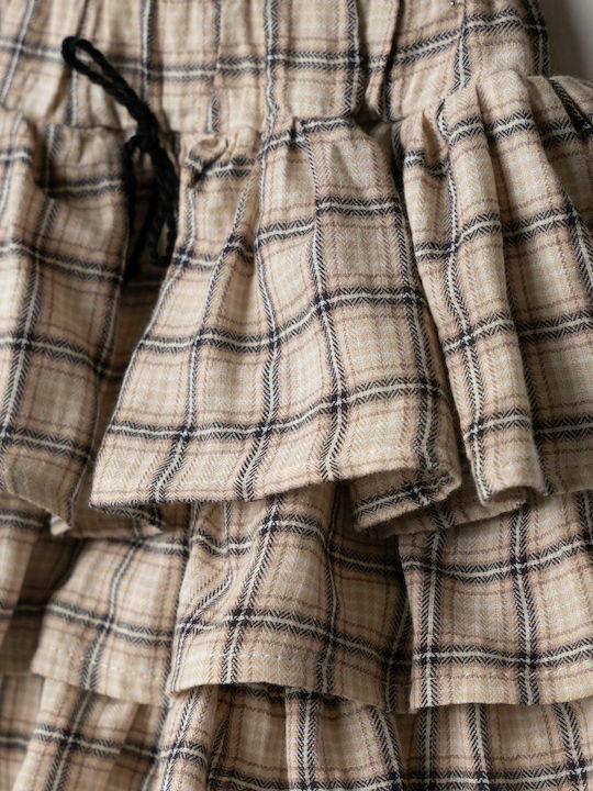 Kinderbekleidungsset mit Rock Sommer 3 Stück Braun