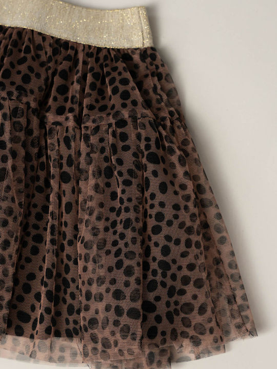 Kids Set with Skirt Summer 3 Pieces Leopard