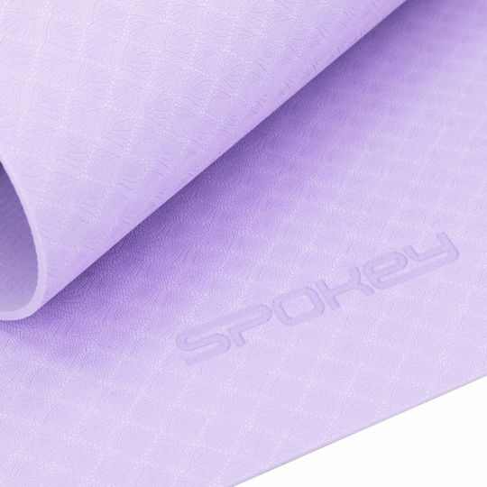 Spokey Trainingsmatte Yoga Lila (183x61x0,4cm)