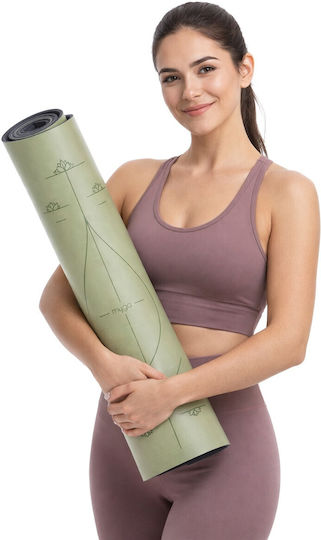 Myga Myga Trainingsmatte Yoga Grüne (195x68cm)