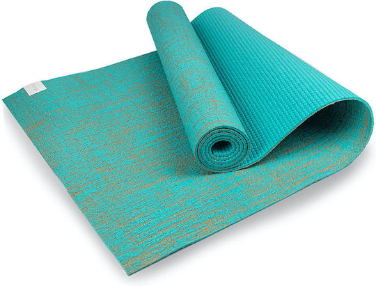 Myga Mături De Exerciții Yoga Turcoaz (183x61cm)