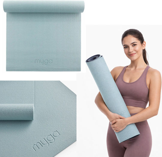 Myga Στρώμα Γυμναστικής Yoga Μπλε (173x61cm)