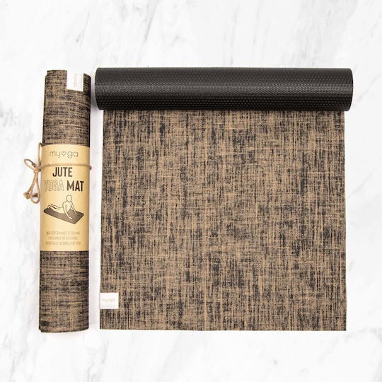 Myga Activ Space Trainingsmatte Yoga Schwarz (183x61cm)