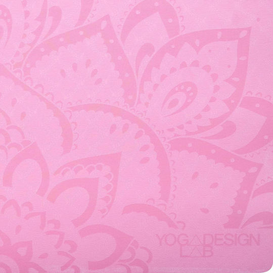 Yoga Design Lab Матрак За Фитнес Йога Розов (173x61см)