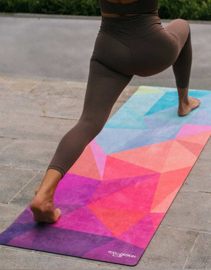 Yoga Design Lab Yoga Trainingsmatte Beige (178x61x0,15cm)