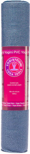Yogi & Yogini Trainingsmatte Yoga Blau (183x61cm)