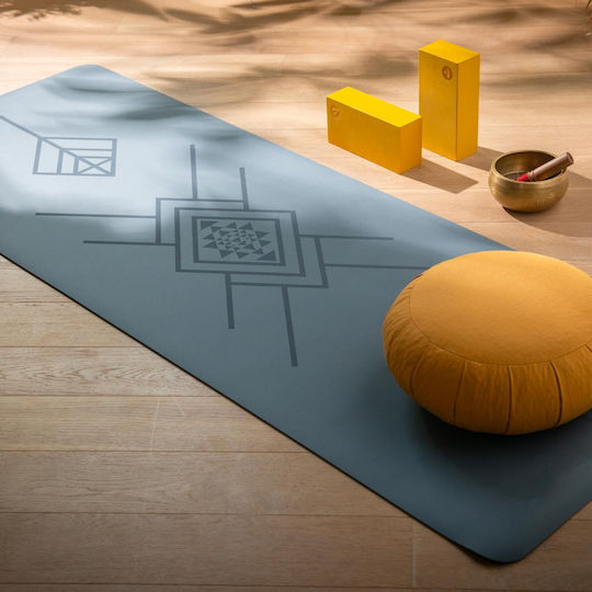 Bodhi Bodhi Trainingsmatte Yoga Blau 200x66cm