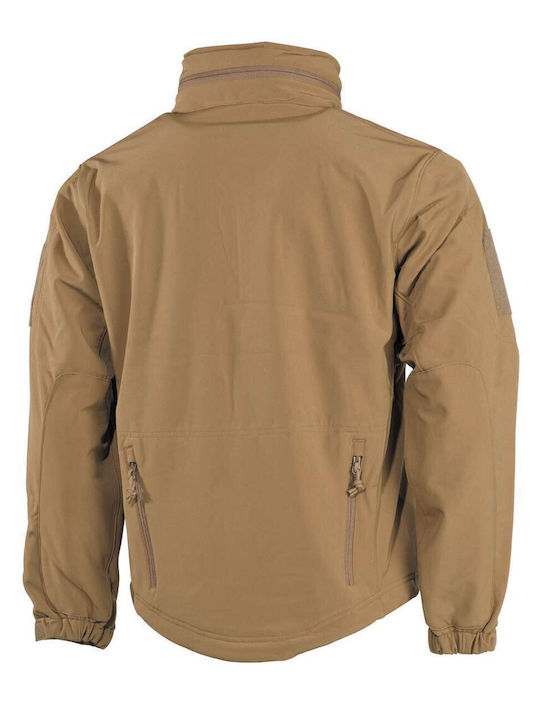 MFH Αδιάβροχο Κυνηγετικό Μπουφάν Softshell Καφέ