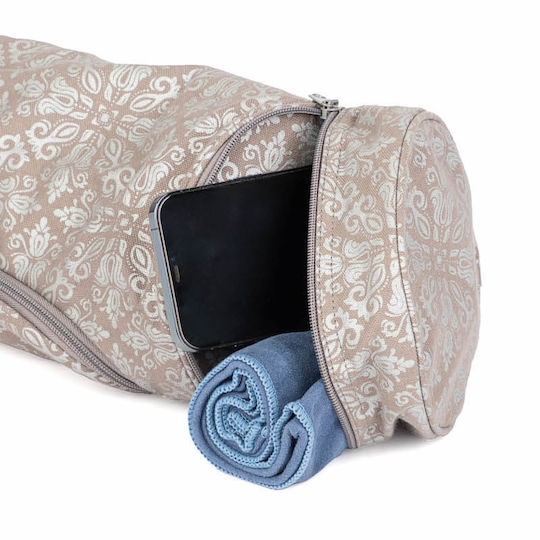 Cotton Yoga Mat Bag Bodhi Asana Bag 70 Beige