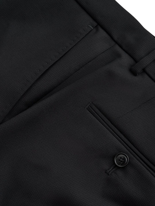 Men's Groom's Suit with Slim Fit Black