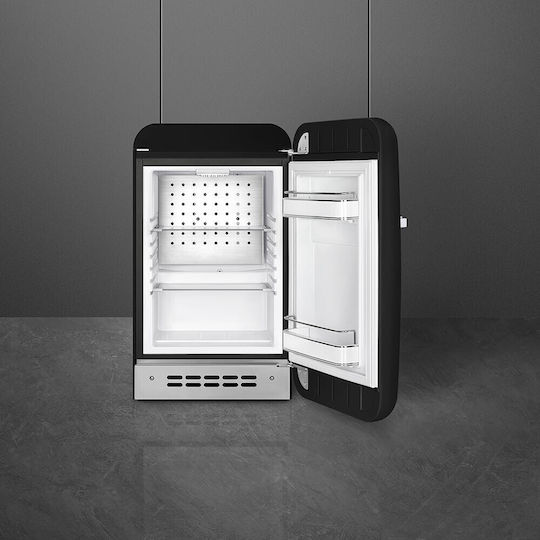Smeg Retro Мини бар 34л В72.5xШ40.4xД50см Черен FAB5RBL6