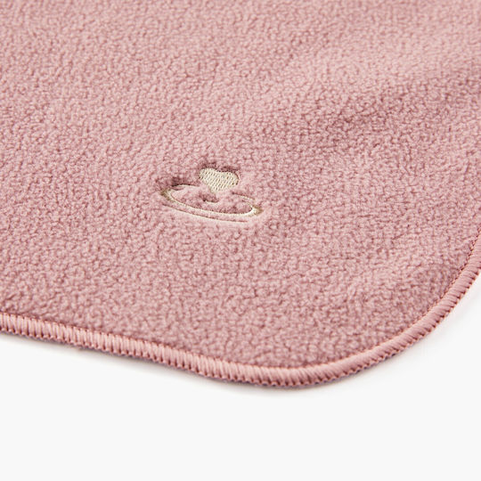 Myga Fleece Yoga Blanket Blush