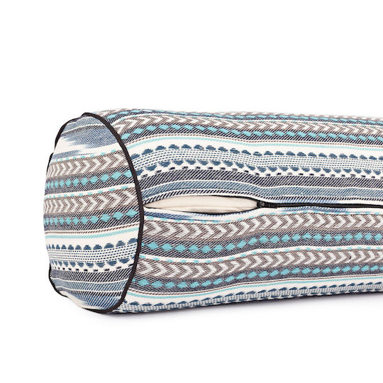 Bodhi Yoga-Kissen Roller – Schwarz-Weiß-Blau