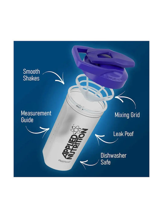 Protein Shaker 700ml Plastic Blue