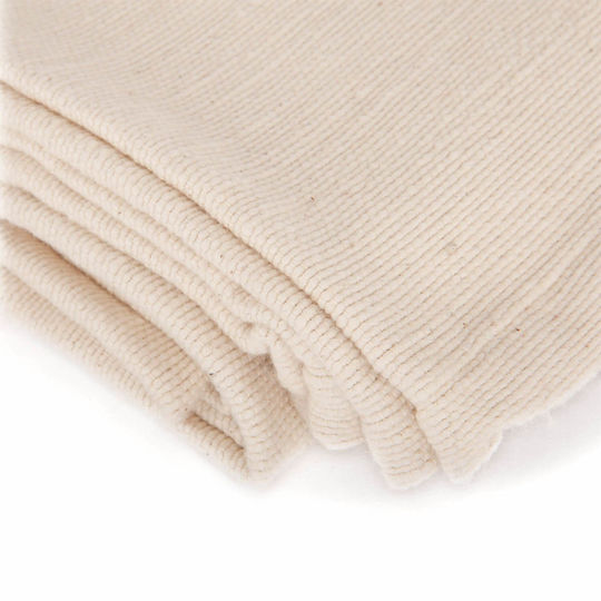 Bodhi Shavasana Cotton Yoga Blanket Ecru