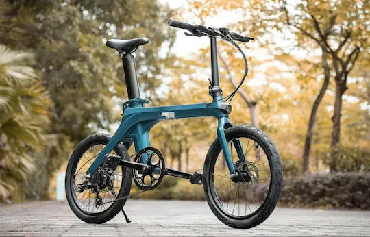 Fiido Fiido X 20" 2025 Albastru Pliabil Bicicletă Electrică de Oraș