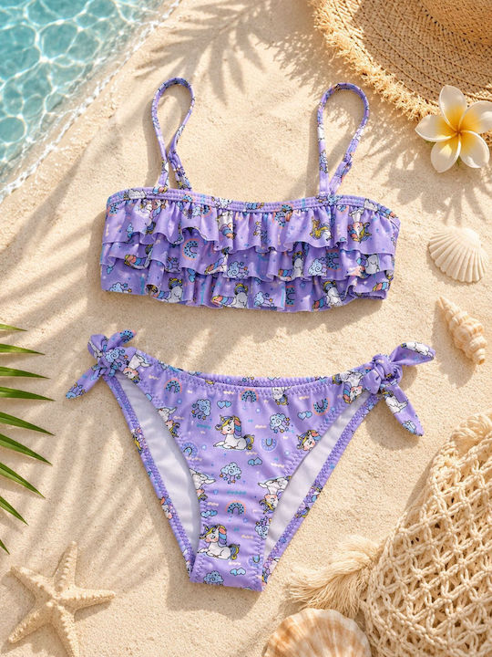 Esthisis Kids Bikini Swimwear Lilac