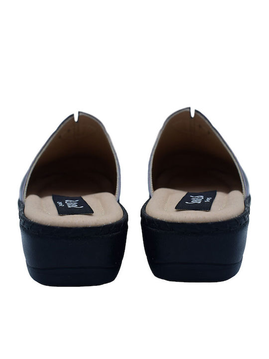 Anatomic Leather Women's Black Slippers