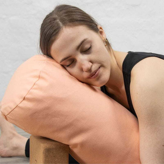Myga Yoga Bolster Roll Pfirsich
