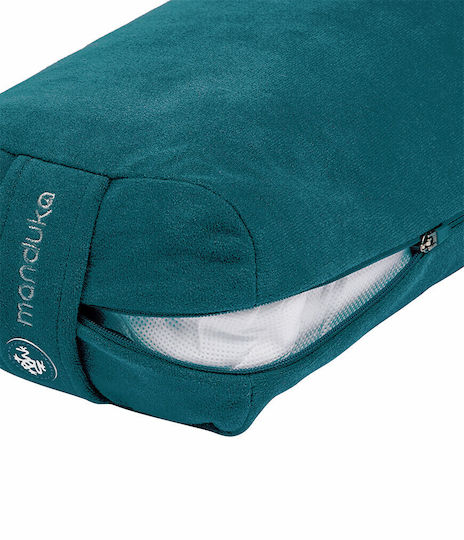 Manduka Equa Rechteckiges Yoga-Kissen Deep Sea