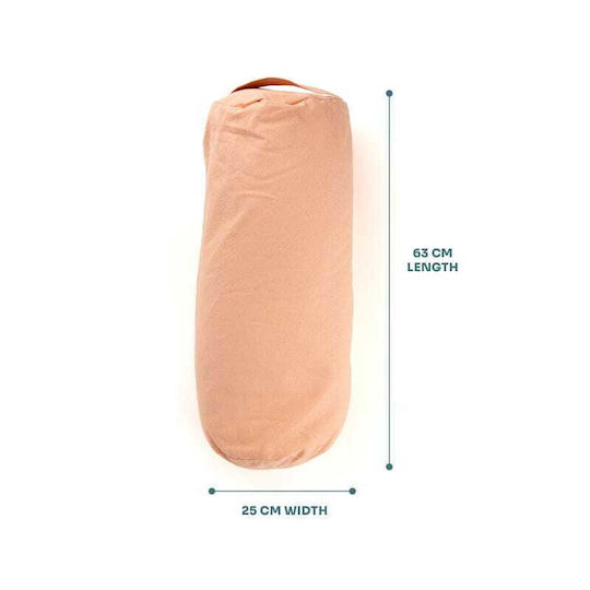 Myga Yoga Bolster Roll Pfirsich