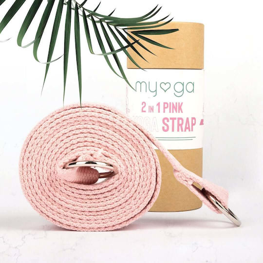 Myga Centură Yoga 2-în-1 Roz Pudrat