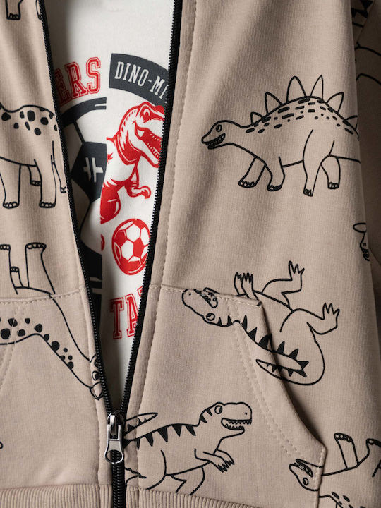 Hashtag Kinderbekleidungsset mit Braunen Hosen 3 Stück