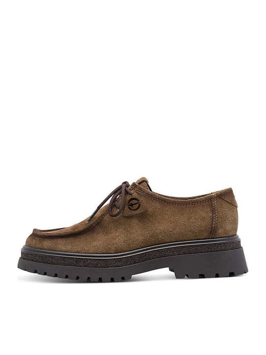 Loafers Mocasini Dama Din Piele Maro