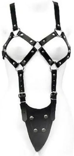 Leather Body Halsband Schwarz