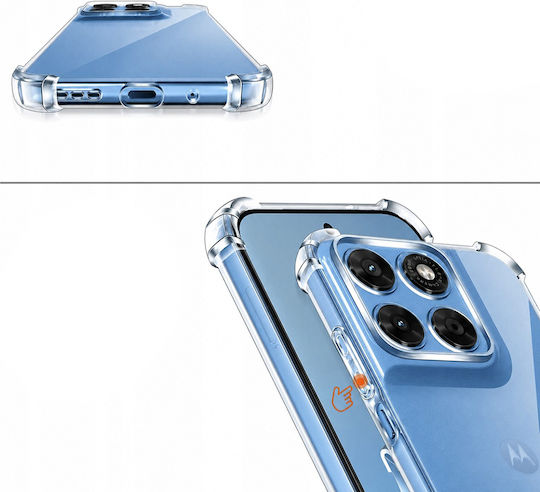 Techsuit Back Cover Σιλικόνης Διάφανο (Motorola Moto G87 / G77 / G67)