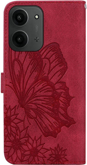 Galaxy Wallet Synthetic Leather / Silicone Red (Samsung Galaxy A37/a36 5g)