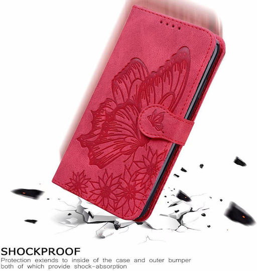 Galaxy Wallet Synthetic Leather / Silicone Red (Samsung Galaxy A37/a36 5g)