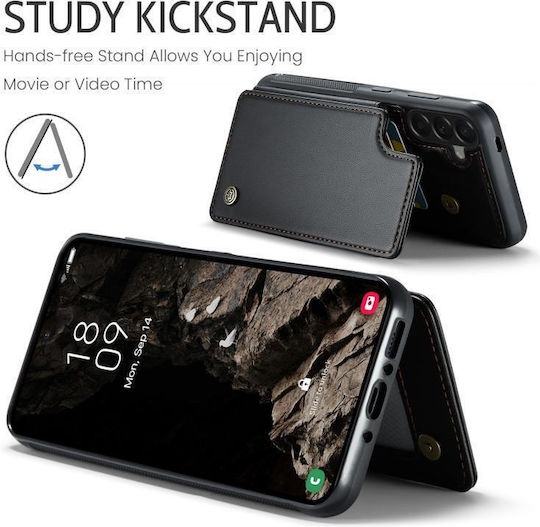 Caseme Leder Brieftasche / Synthetisches Leder Schwarze (Galaxy A37Nokia C22)