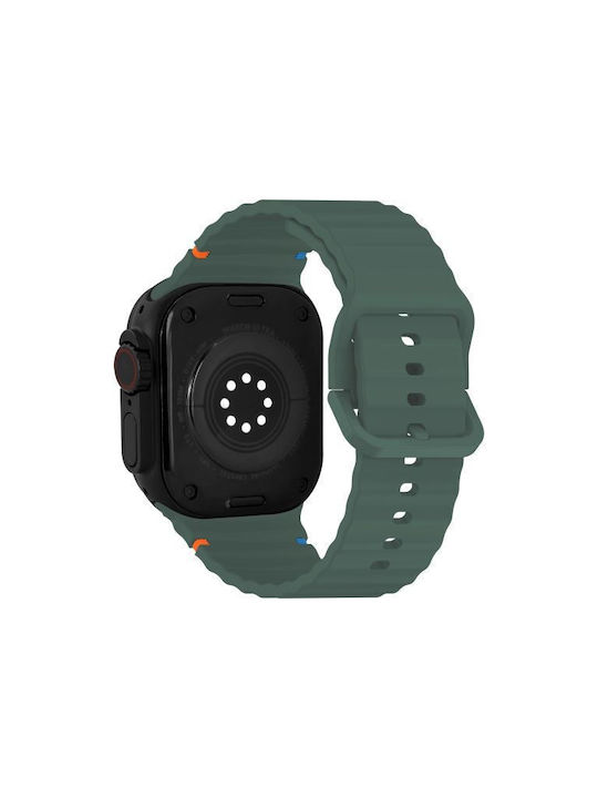 Mobilize Силиконова каишка Тюркоазен (Apple Watch Series 42/44/45/49 мм)