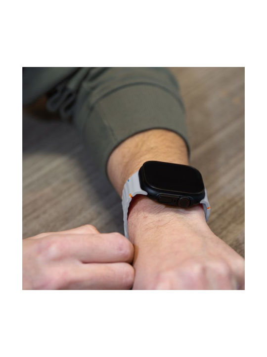 Mobilize Силиконова каишка Тюркоазен (Apple Watch Series 42/44/45/49 мм)