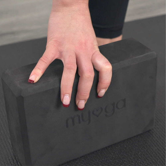 Myga Bloc De Yoga Din Spumă Negru