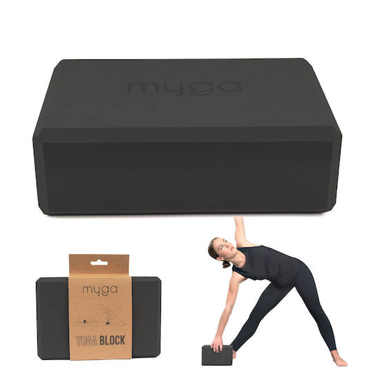Myga Bloc De Yoga Din Spumă Negru