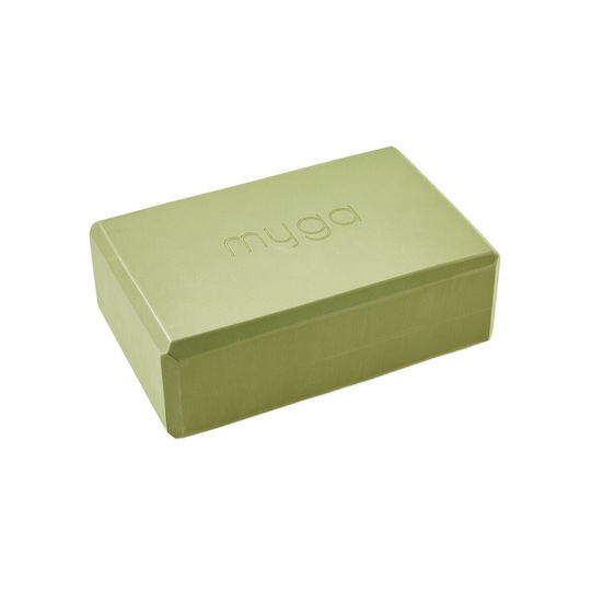Myga Foam Yoga Block Green