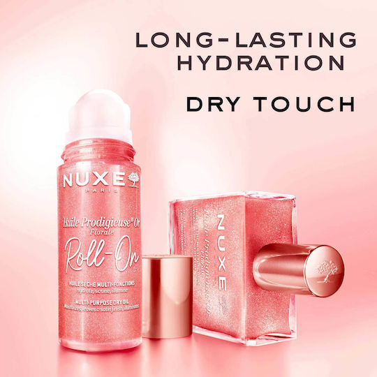 Nuxe Huile Prodigieuse Or Florale Roll-On Ulei Shimmering Multifuncțional Uscat 60ml
