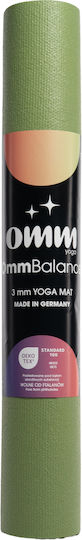 OMM Yoga Exercise Mat Green 183x60cm