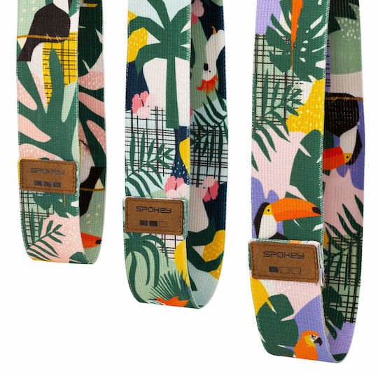 Spokey Home Jungle Buclă Lungă Module 3 Bucăți Multicolore 0.32m