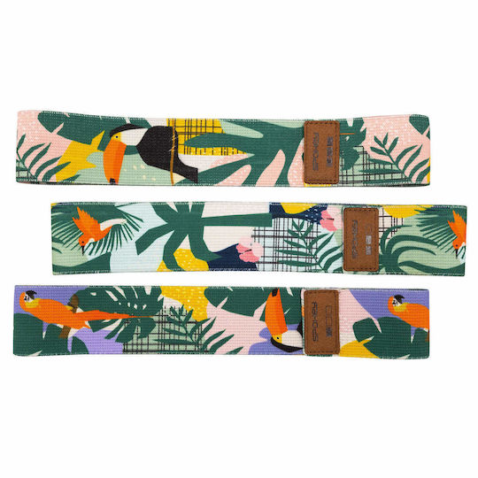 Spokey Home Jungle Buclă Lungă Module 3 Bucăți Multicolore 0.32m