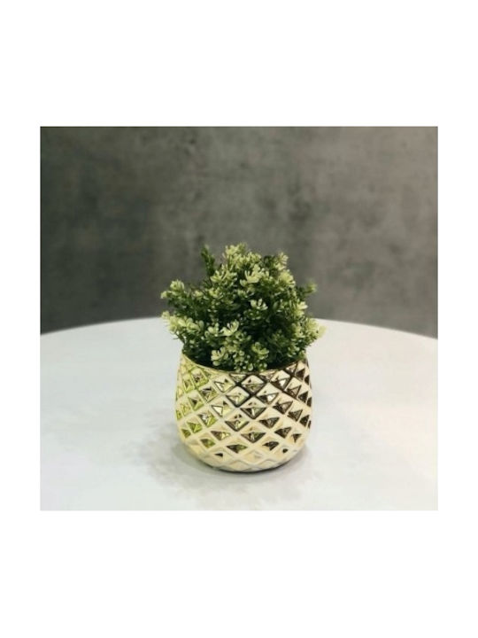 Polnix Vas Pentru Plante Ceramic Auriu