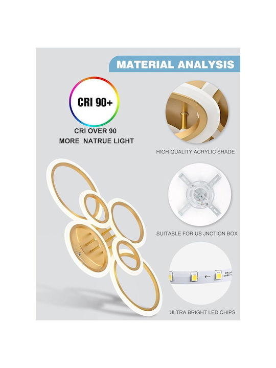 Jiju Πλαφονιέρα 80εκ. LED Jiju Πλαφονιέρα 80εκ. LED