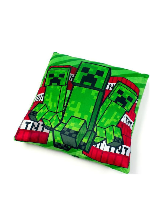 Dimcol Kids Decorative Pillow Case Bubble Walk Green 38x38cm