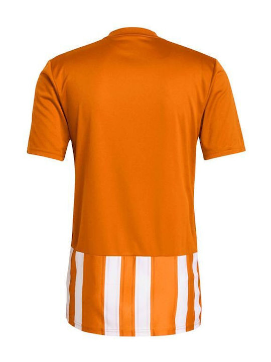 adidas Gestreiftes 21 M T-Shirt H35642 Weiß Orange