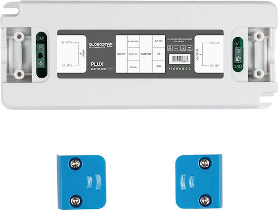 GloboStar Adjustable Dimmable LED Power Supply IP20 36W with 12V Output