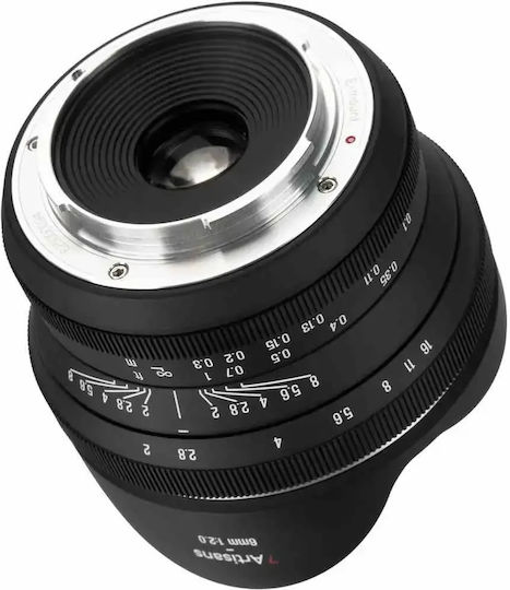 7artisans Crop Kameraobjektiv MF Fisheye 6mm f/2.0 M43 Fisheye für Olympus 4/3 Berg Schwarz