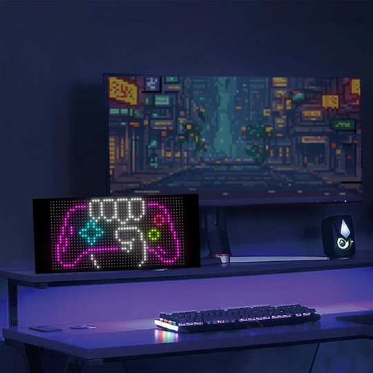 GloboStar Scrollendes LED-Schild Einseitig Wasserdicht 48x24cm RGB